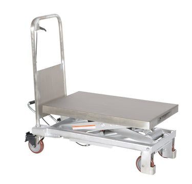 PARTIAL SS ELEVATING CART 750LB 32.5X20